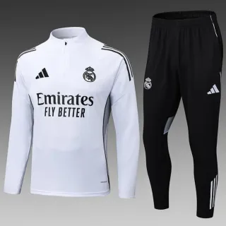 Chándal Adidas Real Madrid Blanco y Negro