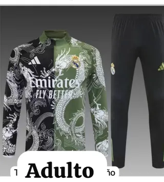 Chándal Adidas Real Madrid Blanco y Negro