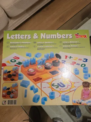 Juego pintar letras y números Hobby Dax