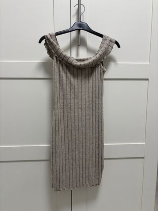 Vestido niña gris con volantes talla 12/13 años