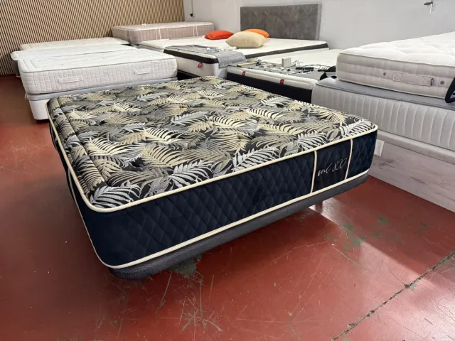 150x190 Colchón BEDLAND VISCO + BASE RETAPIZADA 3D