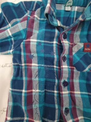 Camisa Tuc Tuc cuadros talla 6