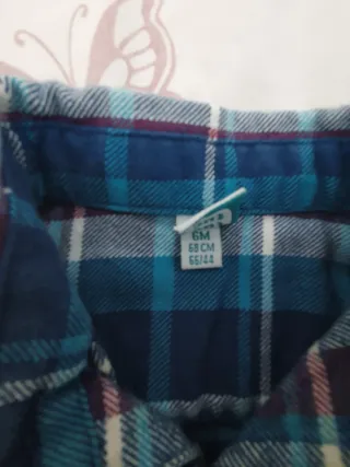 Camisa Tuc Tuc cuadros talla 6