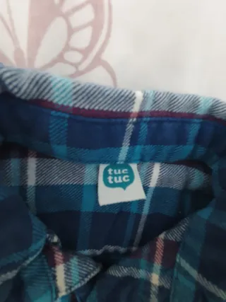 Camisa Tuc Tuc cuadros talla 6