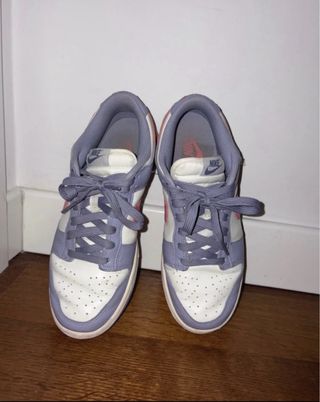 Nike Dunk Low Viola, Rosa e Bianche. Cond: buone