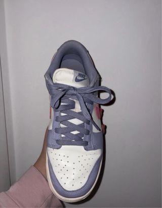 Nike Dunk Low Viola, Rosa e Bianche. Cond: buone