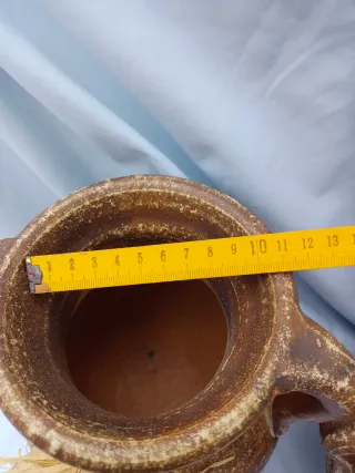 Lote 2 jarrones de terracota