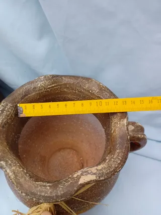 Lote 2 jarrones de terracota