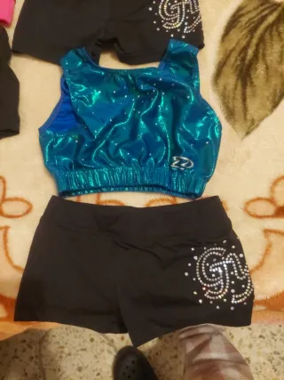 Pantalones de gimnasia negros con tops todos