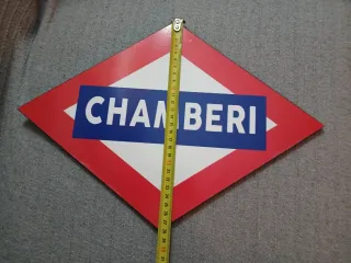 Cartel decorativo Metro Chamberí