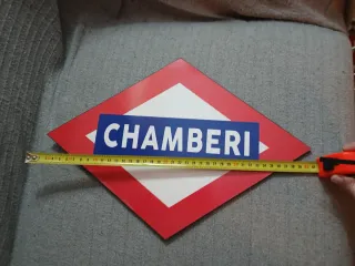 Cartel decorativo Metro Chamberí