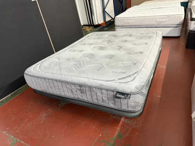 150x190 COLCHÓN VISCO + BASE RETAPIZADA