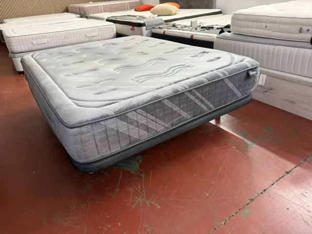 150x190 COLCHÓN VISCO + BASE RETAPIZADA