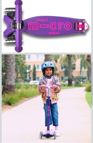 Patinete Micro Maxi Ruedas que se iluminan