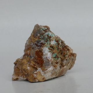 minerali MALACHITE, GESSO SU MARMO Carrara (M3)