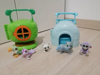 Casitas Crayola árbol e iglú con muñecos