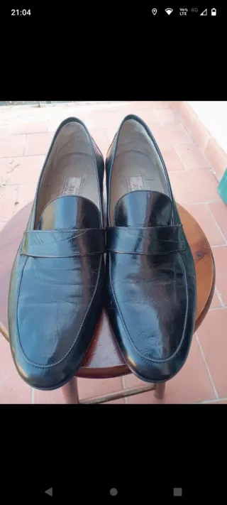 Scarpe uomo vera pelle nere 44