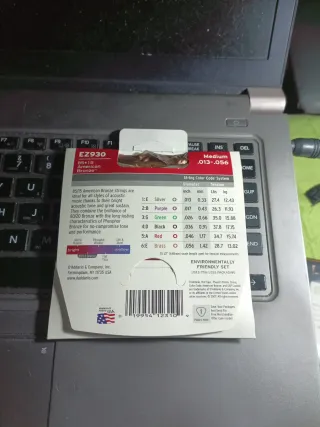 Cuerdas D'Addario EZ930 American Bronze 013-056