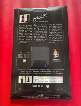 Lote 6 Calcetines Dusen Antipress Hombre Negros