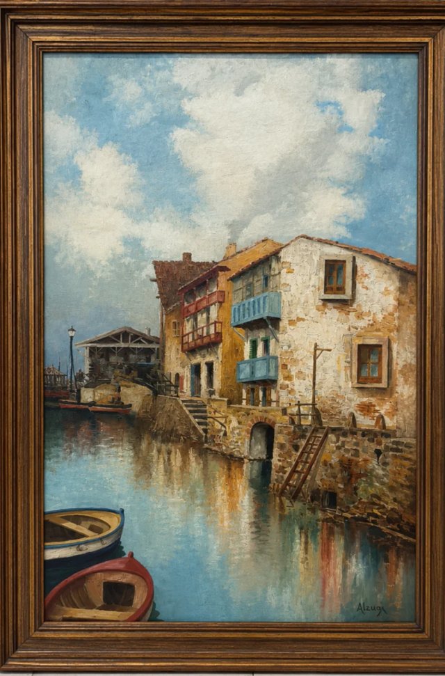 Óleo sobre tela de Andrés Larraga