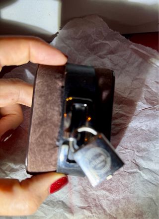 Reloj Guess Diseño Candado Negro/plateado