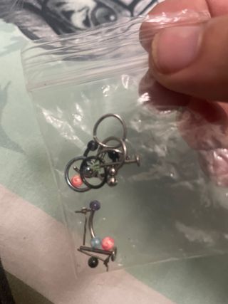 Pendientes para oreja y nariz