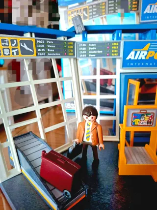 Playmobil lote sets Aeropuerto 5338 + Avión 6081