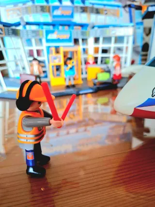 Playmobil lote sets Aeropuerto 5338 + Avión 6081