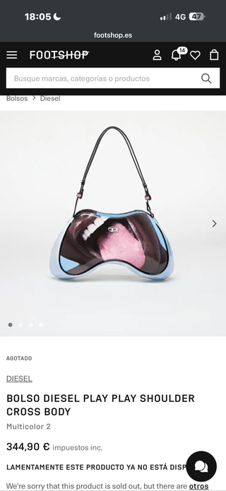 Bolso de hombro Diesel