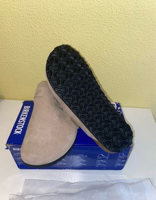 Zuecos Birkenstock Beige Talla 43