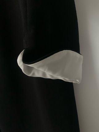 Vestido Zara Negro Manga Larga