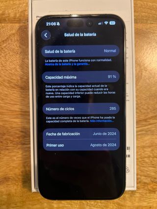 iPhone 15 Pro 128 GB Gris