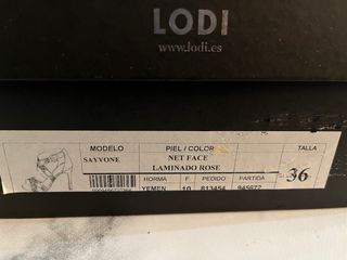 Zapatos Lodi Talla 36 Dorados