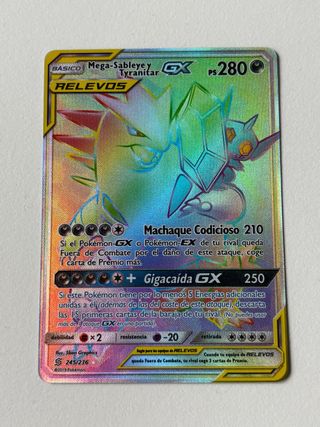 Mega Sableye & Tyranitar GX (UNM 245) en español