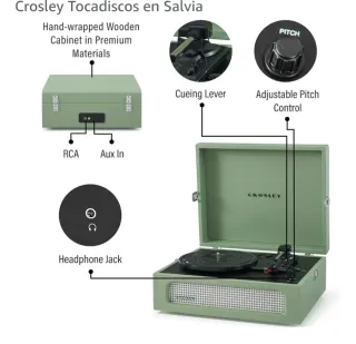 Tocadiscos Crosley Salvia Vintage