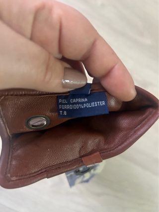 Guantes de piel Privata mujer