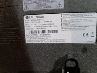 Televisión LG HD 2011