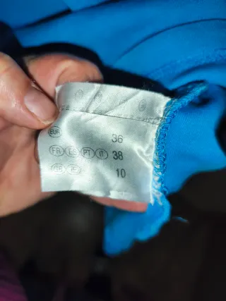 Camiseta manga larga cuello alto mujer.