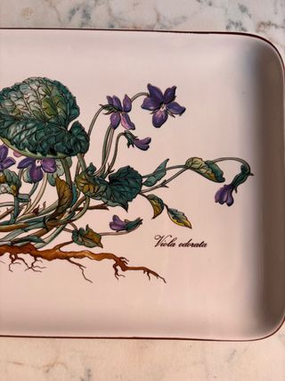 Vassoio Villeroy & Boch porcellana fiori