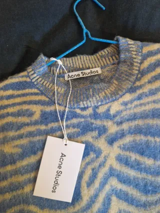 Acne Studios maglione fantasia zebra taglia S