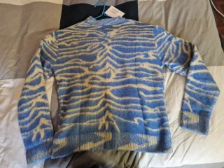 Acne Studios maglione fantasia zebra taglia S