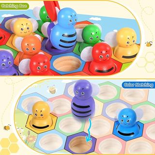 Juego Pesca Magnética Madera Montessori