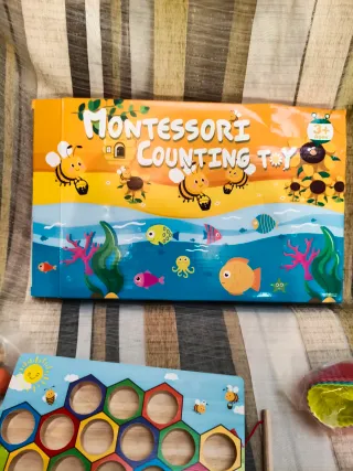 Juego Pesca Magnética Madera Montessori