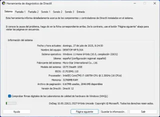 MSI GS75 17" (i7/32GB/1TB SSD/RTX 2060/240Hz)