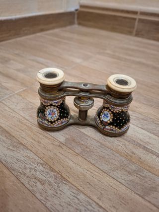 Prismáticos de ópera antiguos esmaltados – Vintage