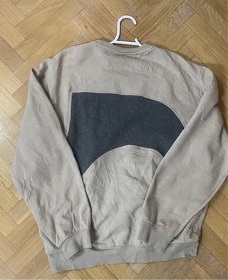 Sudadera Nike Beige y Gris Talla L
