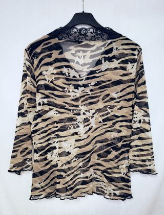 Maglia vintage Isabel D. tigrata taglia L