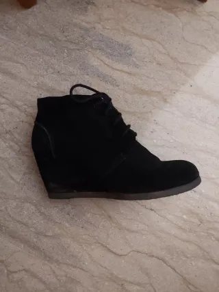 Stivaletti scamosciati Dune London neri