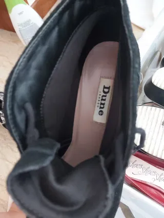 Stivaletti scamosciati Dune London neri