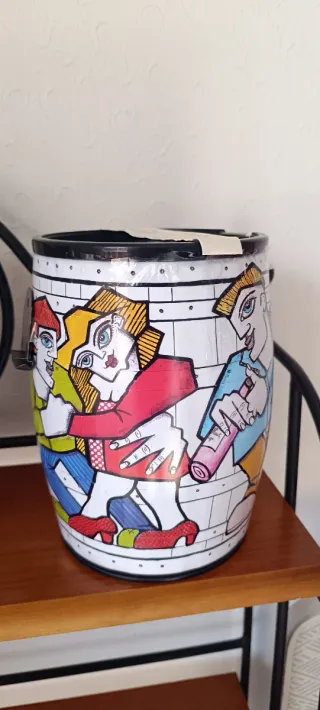 Barril Decorativo Multicolor